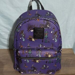 Disney Purple Nightmare Before Christmas Backpack